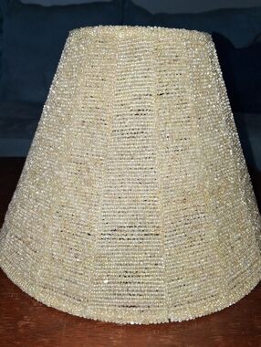 Vintage Seed Bead Lampshade
